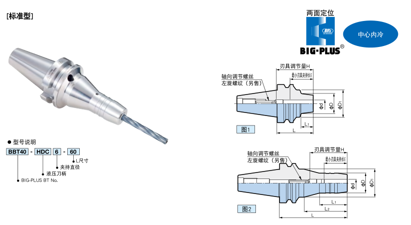 液壓刀柄BBT40-HDC12- 60